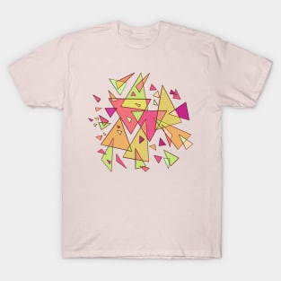 Triangle pink T-Shirt